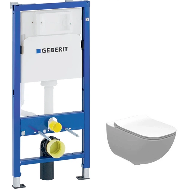 Комплект Інсталяція Duofix Delta 12 458.103.00.1 GEBERIT+ Унітаз Alegra Rimless з кришкою A34H139000 ROCA - Фото 1 Комплект Інсталяція Duofix Delta 12 458.103.00.1 GEBERIT+ Унітаз Alegra Rimless з кришкою A34H139000 ROCA - изображение 1