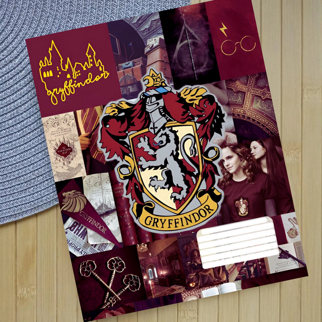 Тетрадь Гарри Поттер Ґрифиндор Harry Potter Gryffindor клетка 18 листов (30895) - Фото 1 Тетрадь Гарри Поттер Ґрифиндор Harry Potter Gryffindor клетка 18 листов (30895) - изображение 1