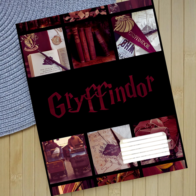 Тетрадь Гарри Поттер Ґрифиндор Harry Potter Gryffindor клетка 18 листов (30889) - Фото 1 Тетрадь Гарри Поттер Ґрифиндор Harry Potter Gryffindor клетка 18 листов (30889) - изображение 1