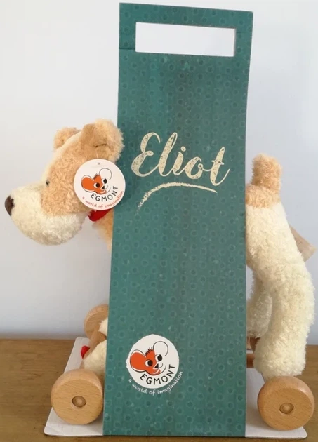 Pluszowy piesek do ciągnięcia Egmont Toys Eliot (591022) - obraz 2