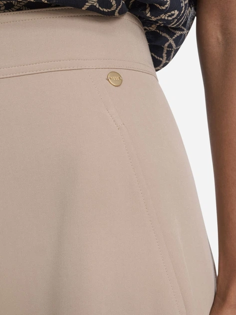 Юбка миди осенняя женская Tommy Hilfiger 172585001 2 Бежевая (1160148929) - изображение 5
