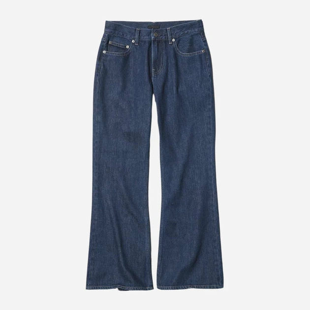 Джинсы Клеш женские Uniqlo 190058617 28 Синие (1159997177) - изображение 5