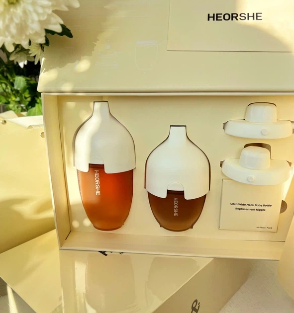 Набір пляшечок для годування HEORSHE White Bottles 5 pcs. - Фото 1 Набір пляшечок для годування HEORSHE White Bottles 5 pcs. - изображение 1