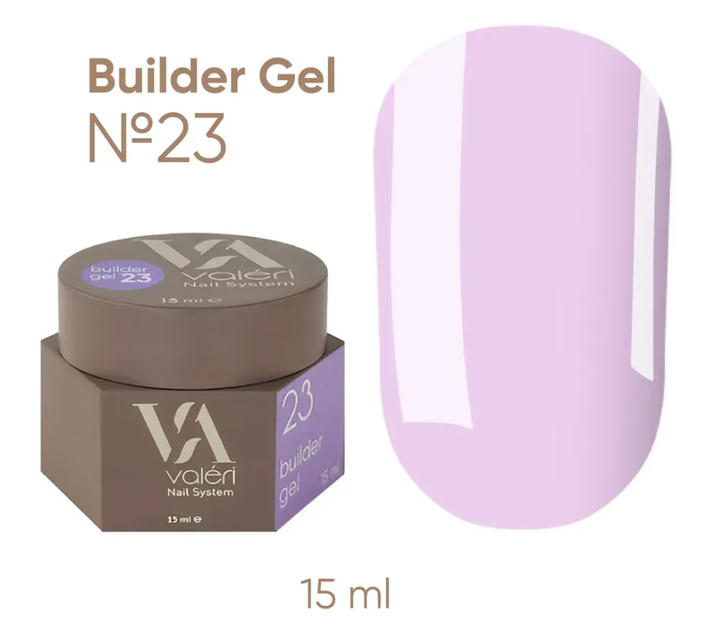 Гель для наращивания Valeri Builder Gel №023 15 мл - Фото 1 Гель для наращивания Valeri Builder Gel №023 15 мл - изображение 1