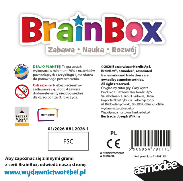 Gra planszowa Rebel BrainBox - ABC (edycja polska) (5906954791115) - obraz 5