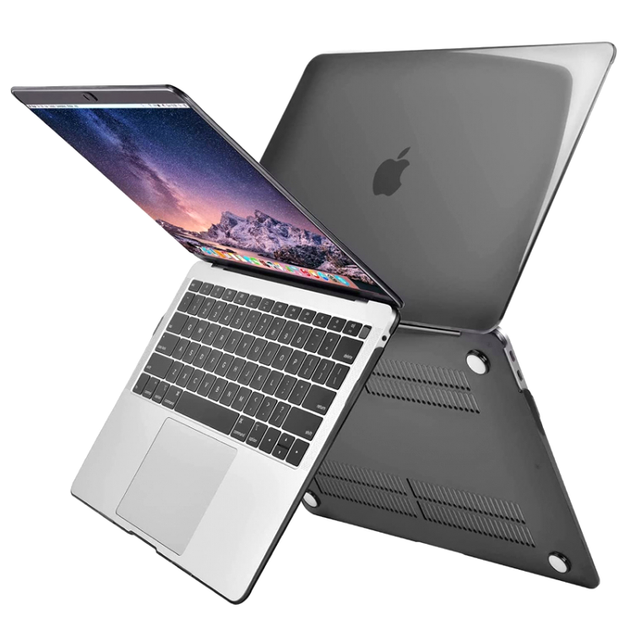 Чехол-накладка NEO Crystal Case для MacBook 13 дюймов защита от ударов черный - Фото 2 Чехол-накладка NEO Crystal Case для MacBook 13 дюймов защита от ударов черный - изображение 2
