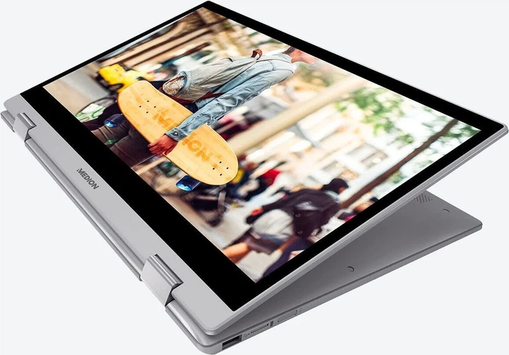 Сенсорный ноутбук 14" Medion Akoya E4273 Intel Pentium N5000 RAM 8GB SSD 256GB Windows 11 Алюминиевый корпус (UKR) (102145810) - Уценка - изображение 3