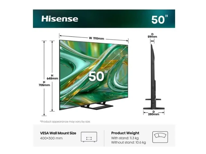 Телевізор Hisense 50E8S - Фото 8 Телевізор Hisense 50E8S - изображение 8