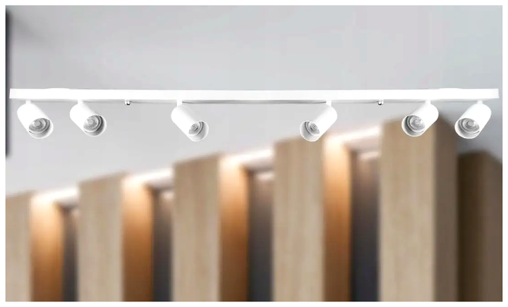 Потолочный светильник 6xGU10 120 см для дома белый Smart LED СS-0299 - изображение 2