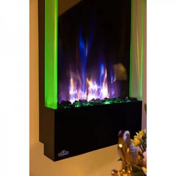 Электрокамин вертикальный Allure Vertical 32 750-1500 Вт черный 81,3x14,2x40,6 см - Фото 4 Электрокамин вертикальный Allure Vertical 32 750-1500 Вт черный 81,3x14,2x40,6 см - изображение 4