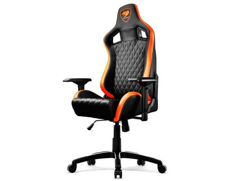 Игровое кресло ARMOR S, черный-оранжевый - изображение 3