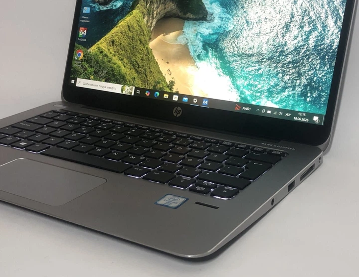 Ультрабук Б-класс HP EliteBook 1030 G1 / 13.3" (1920x1080) IPS / Intel Core m5-6Y54 (2 (4) ядра по 1.1 - 2.7 GHz) / 8 GB DDR3 / 256 GB SSD / Intel HD Graphics 515 / WebCam / Win 10 Pro б/у - Фото 10 Ультрабук Б-класс HP EliteBook 1030 G1 / 13.3" (1920x1080) IPS / Intel Core m5-6Y54 (2 (4) ядра по 1.1 - 2.7 GHz) / 8 GB DDR3 / 256 GB SSD / Intel HD Graphics 515 / WebCam / Win 10 Pro б/у - изображение 10