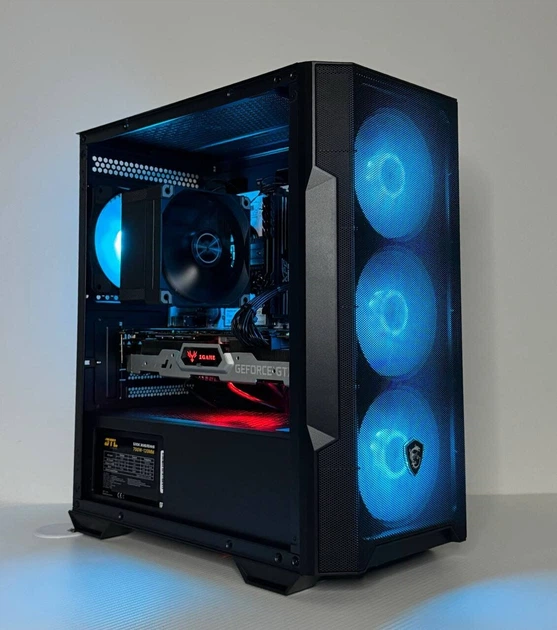 Игровой ПК MSI MAG Forge M100R Black Tower / AMD Ryzen 5 5600 (6 (12) ядер по 3.5 - 4.4 GHz) / 16 GB DDR4 / 500 GB SSD / nVidia GeForce GTX 1080 Ti, 11 GB GDDR5X, 352-bit / 700W б/у - Фото 2 Игровой ПК MSI MAG Forge M100R Black Tower / AMD Ryzen 5 5600 (6 (12) ядер по 3.5 - 4.4 GHz) / 16 GB DDR4 / 500 GB SSD / nVidia GeForce GTX 1080 Ti, 11 GB GDDR5X, 352-bit / 700W б/у - изображение 2