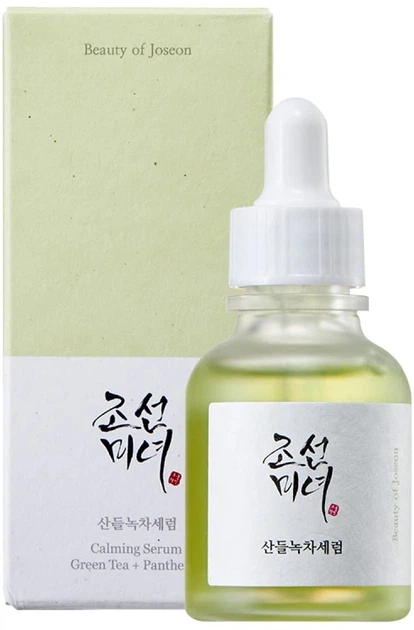 Успокаивающая сыворотка для лица Beauty of Joseon Calming serum: Green tea + Panthenol с зеленым чаем 30 мл - Фото 1 Успокаивающая сыворотка для лица Beauty of Joseon Calming serum: Green tea + Panthenol с зеленым чаем 30 мл - изображение 1