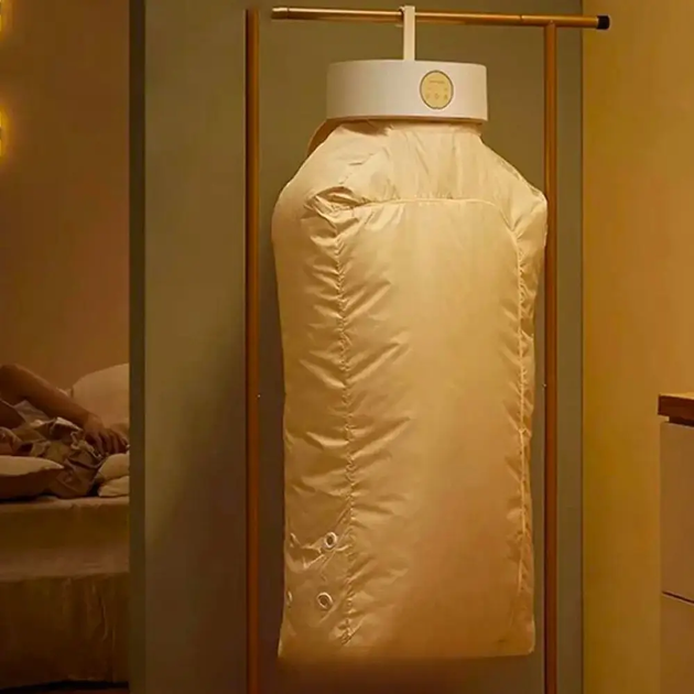 Подвесная электросушилка для одежды Portable Drying Machine SH-005 с чехлом / Портативная сушилка для белья с таймером - изображение 4