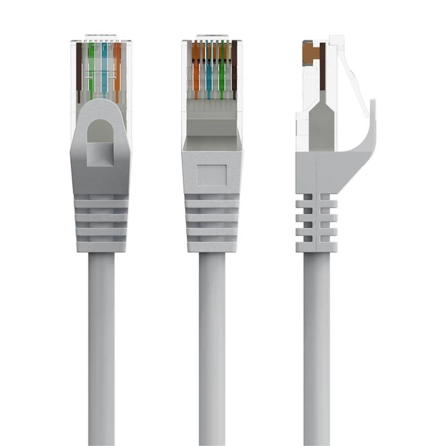 Патч-корд Cablexpert PP6U-CU-20M, UTP, категория 6, литой, 50u" штекер с фиксатором, 20 м, серый - Фото 1 Патч-корд Cablexpert PP6U-CU-20M, UTP, категория 6, литой, 50u" штекер с фиксатором, 20 м, серый - изображение 1