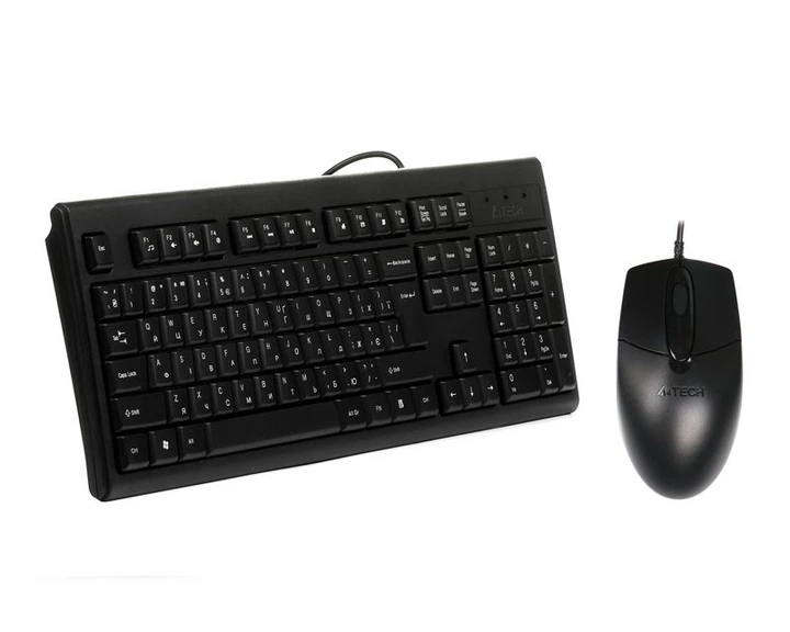 Комплект A4Tech клавиатура+мышь KR-83+OP-720, USB, Черный - изображение 3