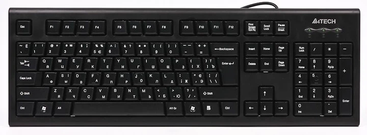 Комплект A4Tech клавиатура+мышь KRS-85+OP-720, USB, Чёрная - изображение 2