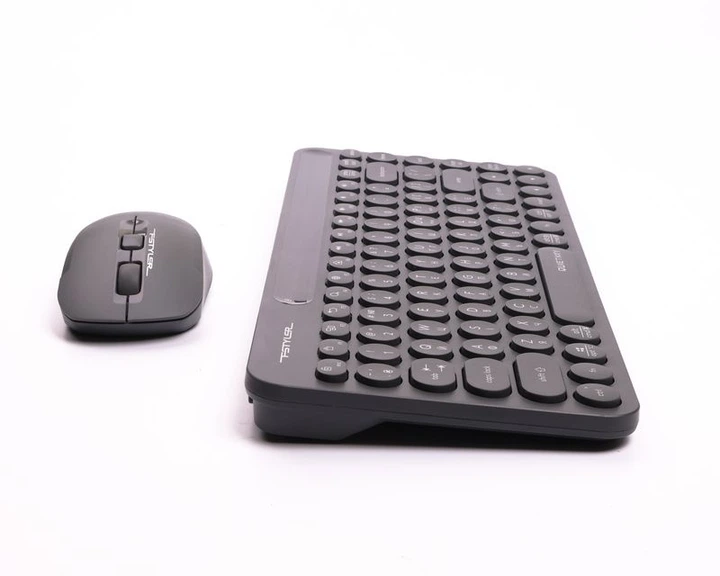 Комплект бездротовий клавіатура з мишою A4Tech Fstyler FG3200 Air2 (Grey), сірий колір - зображення 4
