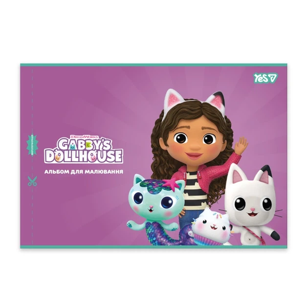 Зошит для малювання Gabby Dollhouse YES 130618 12 аркушів Різнокольоровий shop (4823133105727) - Фото 3 Зошит для малювання Gabby Dollhouse YES 130618 12 аркушів Різнокольоровий shop (4823133105727) - изображение 3