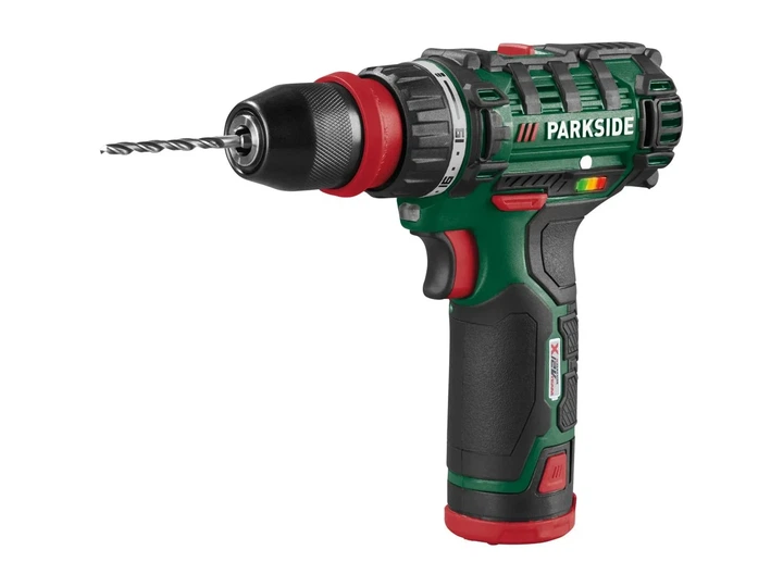 Аккумуляторный шуруповерт PARKSIDE PBSA 12 F5 + набор инструменов - изображение 3
