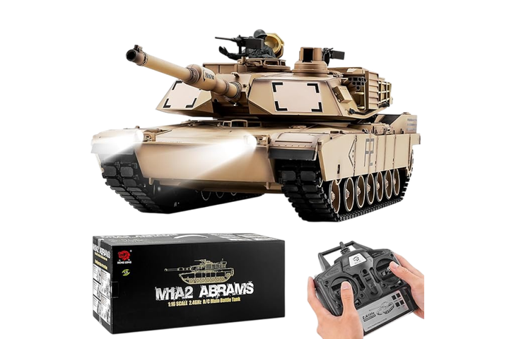 Радиоуправляемый танк Henglong M1A2 Abrams I Pro (масштаб 1:16) - Фото 6 Радиоуправляемый танк Henglong M1A2 Abrams I Pro (масштаб 1:16) - изображение 6