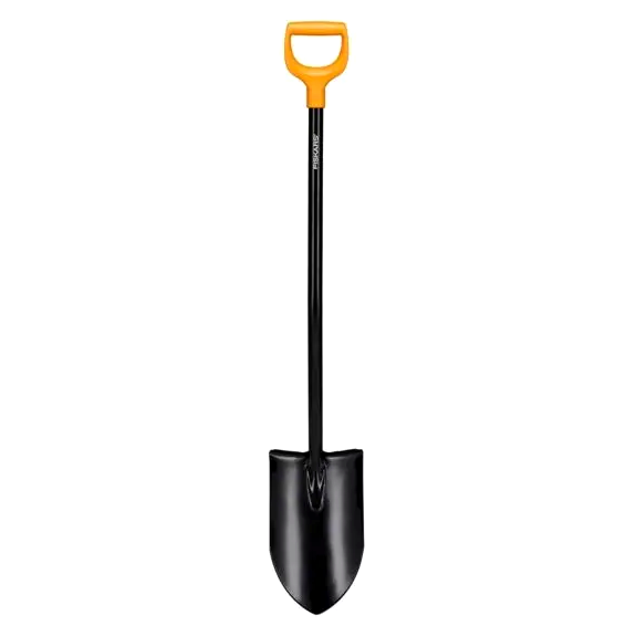 Лопата штыковая удлиненная 126.5 см сталь для садовых работ Fiskars CS-0083 - изображение 3