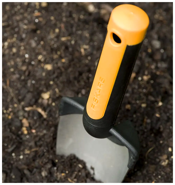 Садовый совок нержавеющая сталь для рассады 334 мм Fiskars CS-0059 - зображення 5