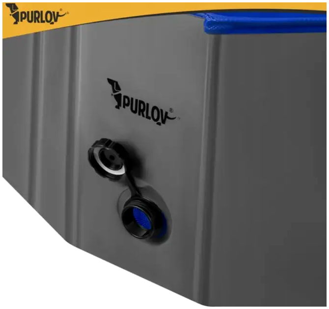 Бассейн для собак 160x30 см объем 600 л для купания Purlov MC-0213 - зображення 4