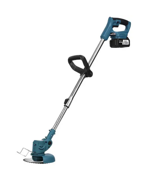 Аккумуляторный триммер BOXER 2х24V 2,5 А·час с двумя аккумуляторами, телескопической штангой, леской, ножами и диском для кошения травы, сорняков и газона - изображение 3