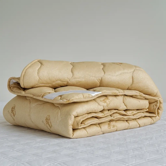 Ковдра Pure Wool Casablank 100%вовна з хлопком 150х200см бежевий (volt19) - Фото 1 Ковдра Pure Wool Casablank 100%вовна з хлопком 150х200см бежевий (volt19) - зображення 1