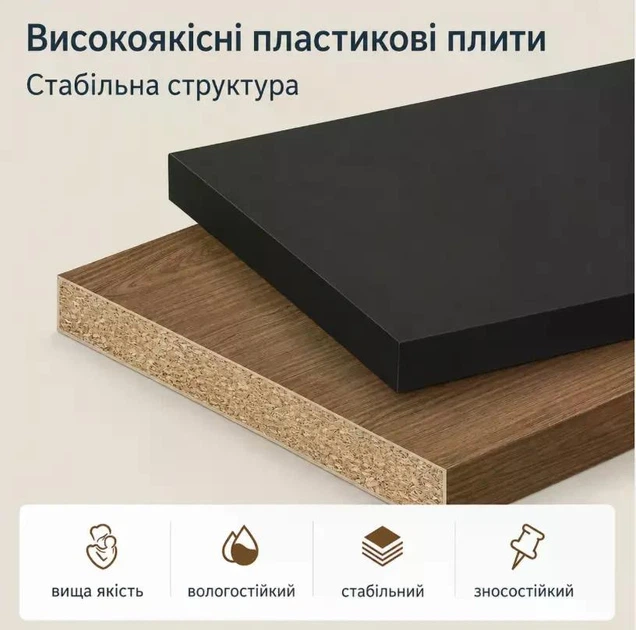 Журнально-кофейный столик на колесиках с полкой для хранения, 45×30×51 см, Черный - изображение 7