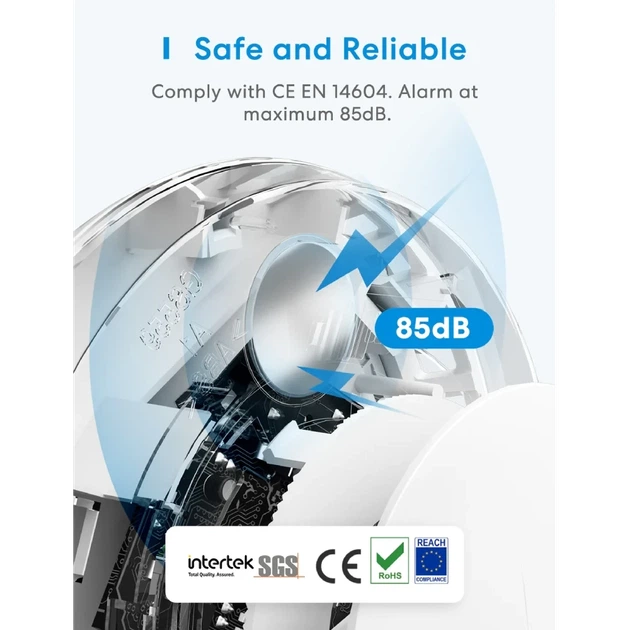 Комплект умной дымовой сигнализации Meross GS559AHHK(EU) - Фото 2 Комплект умной дымовой сигнализации Meross GS559AHHK(EU) - изображение 2