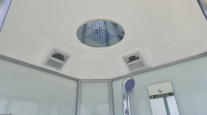 Душовий бокс VERONIS BN-5-80 XL 80×80×220 см, матове скло, матовий профіль, низький піддон, гідромасаж - изображение 4