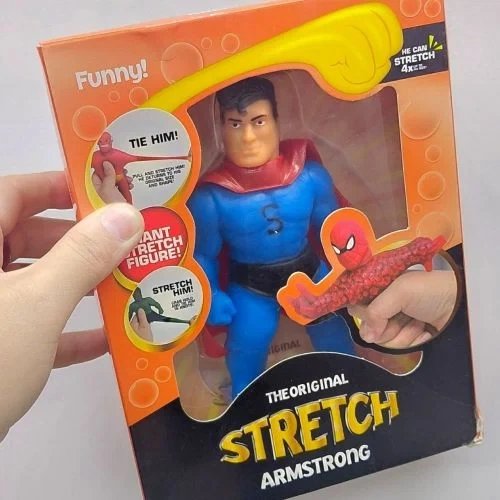 Игрушка-тянучка MIC Stretch Armstrong Герои Marvel красный - изображение 3
