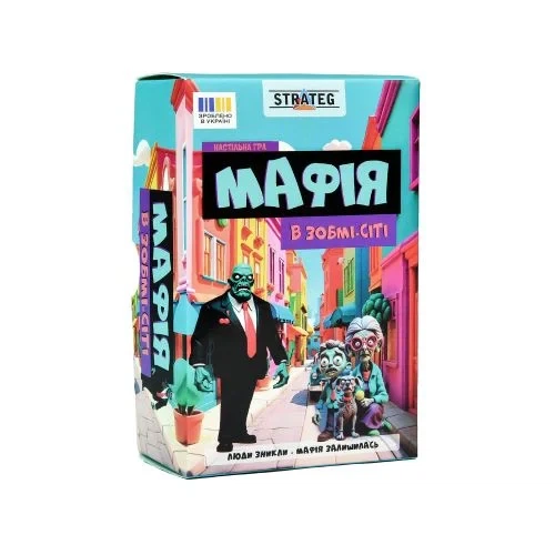 Настольная игра Strateg "Мафия в Зомби-сити" для 4-12 игроков - изображение 4