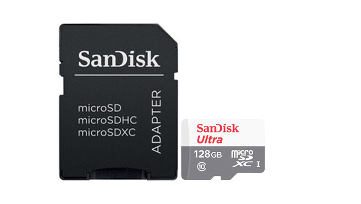 Карта Пам'яті SanDisk Ultra UHS-1 microSDXC + SD ADAPTER 128GB - зображення 3