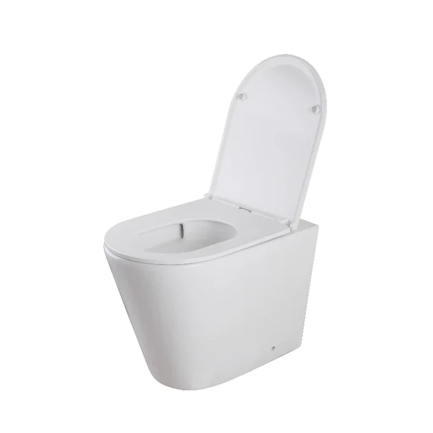 Унитаз напольный без бачка Mixxus Premium Bevel-0702-T3 555х365х410 мм Санитарная фарфоровая Белый - изображение 3