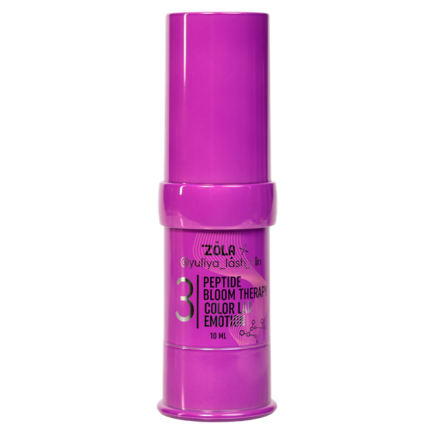 Склад для ламінування 03 Peptide Bloom Therapy Zola x Yuliya Lash Vin Color Lab Emotion 10 мл - Фото 1 Склад для ламінування 03 Peptide Bloom Therapy Zola x Yuliya Lash Vin Color Lab Emotion 10 мл - зображення 1