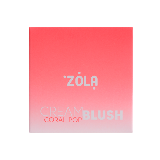 Кремовые румяна Cream Blush Zola Coral Pop - Фото 2 Кремовые румяна Cream Blush Zola Coral Pop - изображение 2