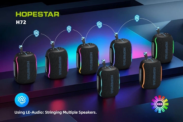 Портативная колонка Hopestar H72 60 Вт Черная (H72) - изображение 4