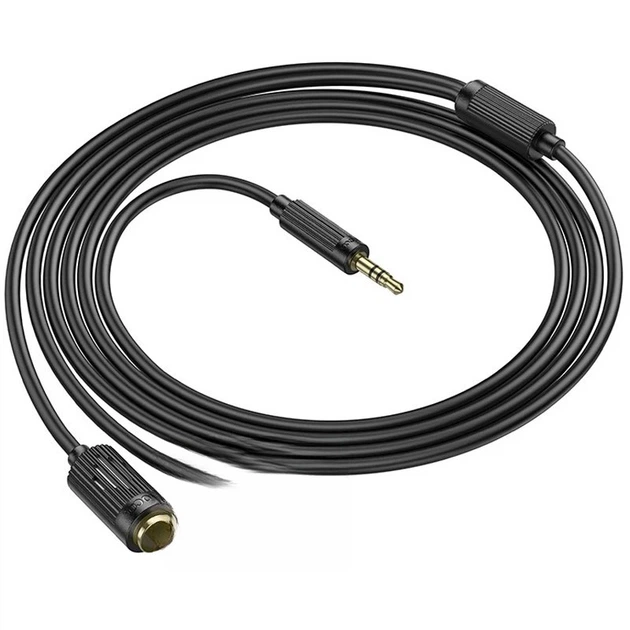 Кабель аудио Hoco 3.5 мм Jack - 2 RCA 1.2 м Чёрный (UPA28) - Фото 1 Кабель аудио Hoco 3.5 мм Jack - 2 RCA 1.2 м Чёрный (UPA28) - изображение 1