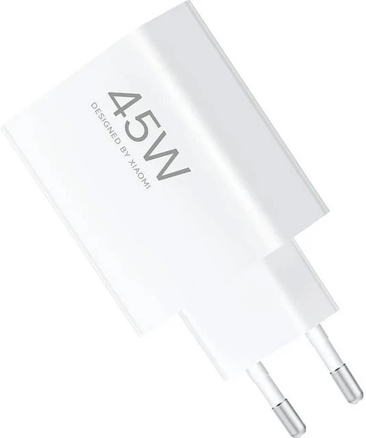 Зарядное устройство для телефона Xiaomi 45 Вт Turbo Charging USB-A Белый (BHR07SLEU) - изображение 4