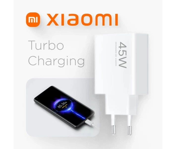 Зарядное устройство для телефона Xiaomi 45 Вт Turbo Charging USB-A Белый (BHR07SLEU) - изображение 5