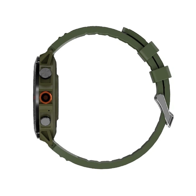 Смарт-годинник W&O IWO X22 IP68 Army Green (IWOX22AG) - зображення 3