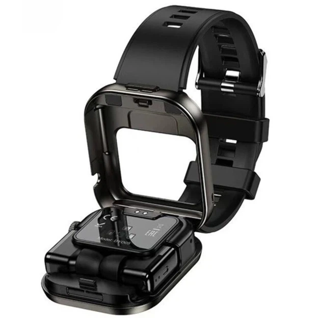 Смарт-годинник Hoco DYD05 Two-in-one 2.02" IPS, IP67, до 5 днів роботи Чорний (DYD05) - зображення 4