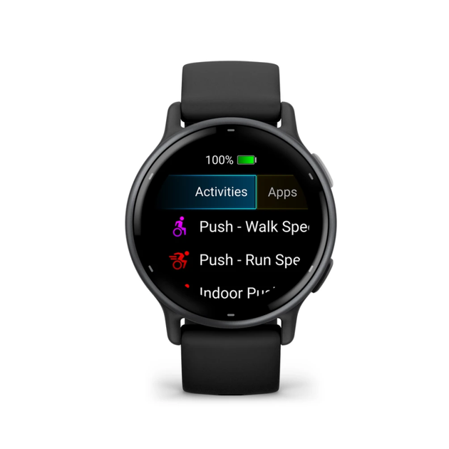 Смарт-часы Garmin Vivoactive 5 Алюминиевый корпус с силиконовым ремешком черный (010-02862-5A) - изображение 3