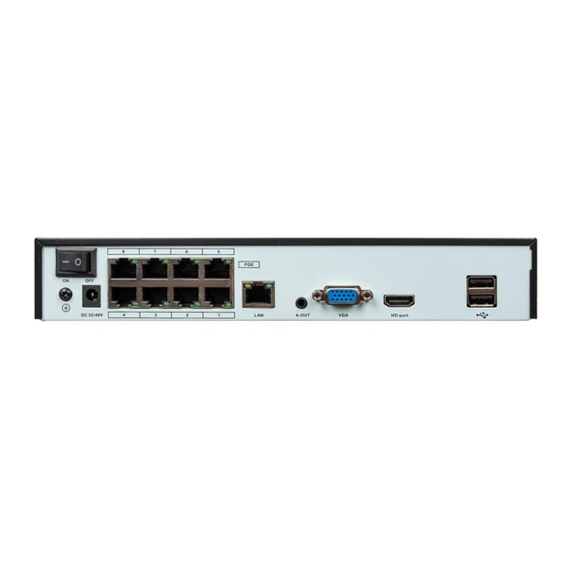 IP видеорегистратор 10-канальный 8MP NVR GreenVision GV-N-S024/08 (8POE) (Lite) - изображение 4