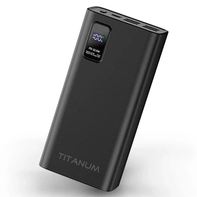 Повербанк TITANUM 728S 30000mAh 22.5W Black - зображення 3