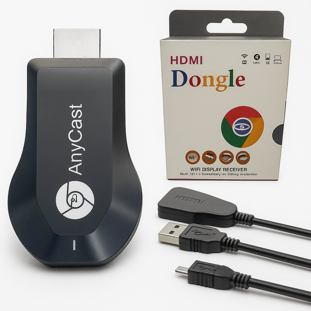 Медиаплеер для ТВ с HDMI, USB, AnyCast Dongle - Фото 1 Медиаплеер для ТВ с HDMI, USB, AnyCast Dongle - изображение 1